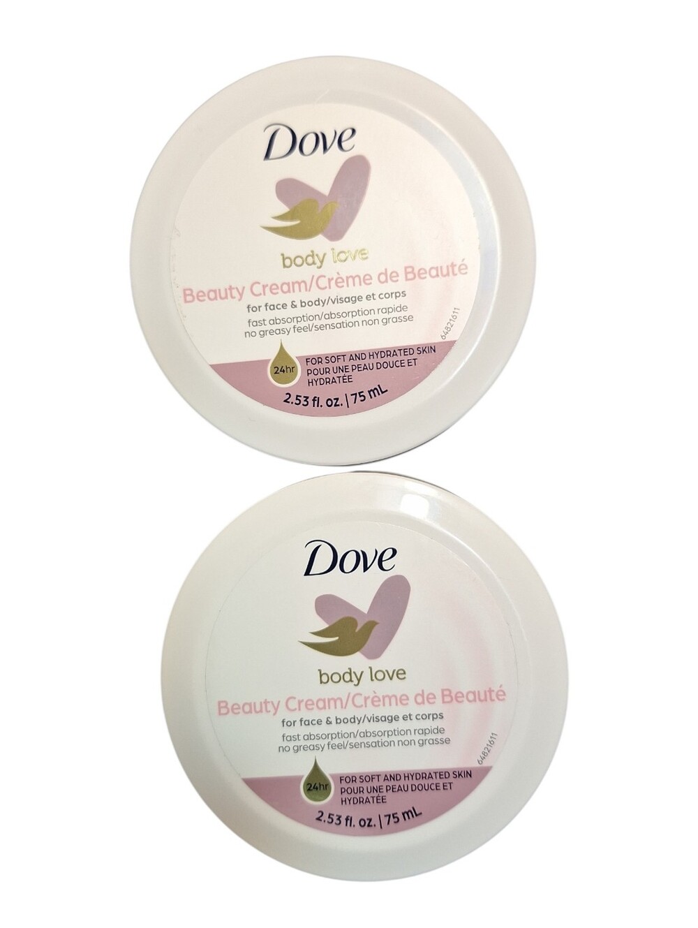 NWT Dove Body Love Beauty Cream 2.53 fl. oz